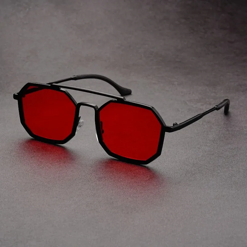 Metal Photo Panel - New Double Beam Metal Eyeglasses Large
