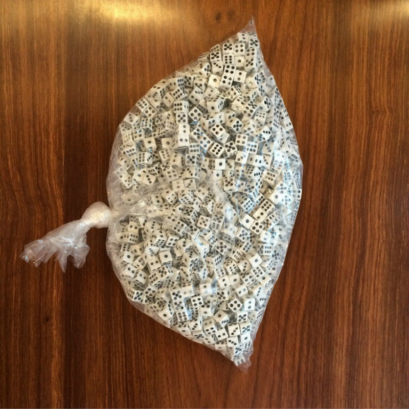 1000Pcs/Pack 8mm Acrylic Squar - Puzzle Blank White 评论和价格