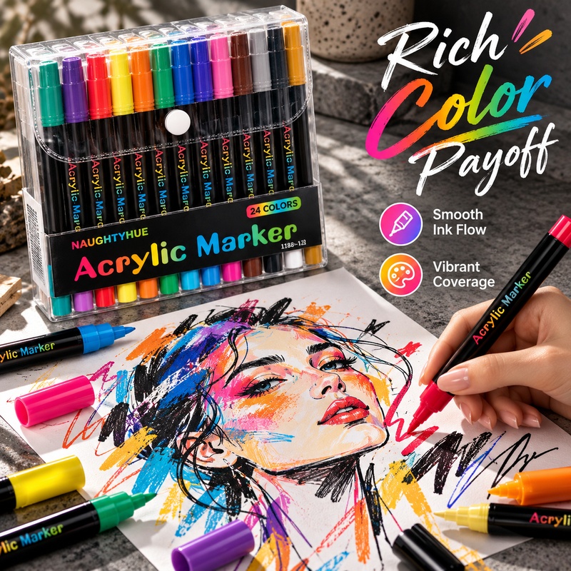 Dual Color Acrylic Paint Marke - Copic Marker Classic 评论和价格
